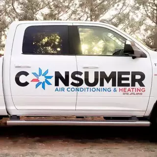 Consumer Air service truck is ready to dispatch to your HVAC emergency.
